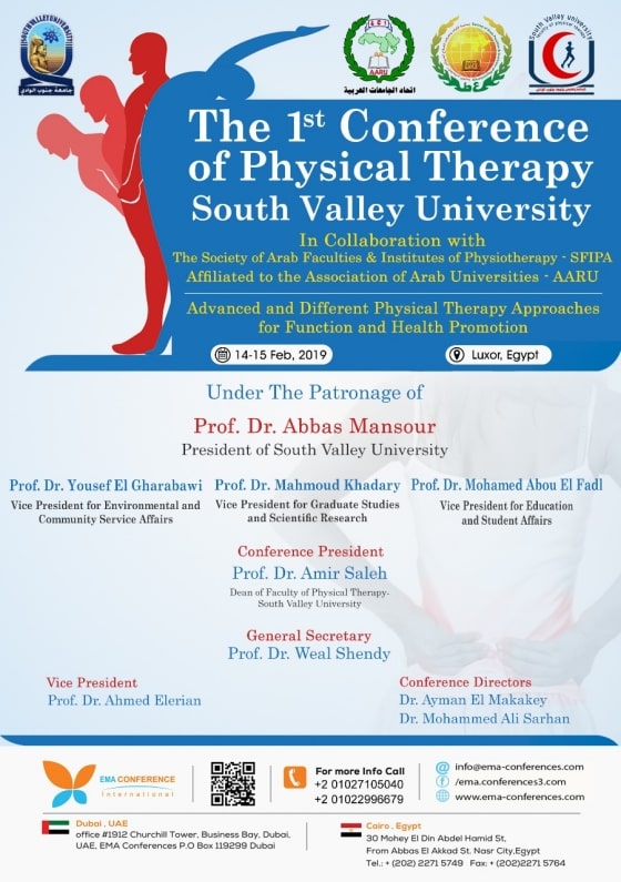 The 1st Conference Of Physical Therapy South Valley University